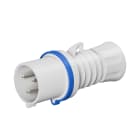 GEWISS - SPINA MOBILE DIRITTA HP - IP44/IP54 - 2P+T 32A 200-250V 50/60HZ - BLU - 6H - CABLAGGIO RAPIDO