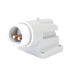 GEWISS - SPINA FISSA DA PARETE A 90° - IP44 - 3P 16A 40-50V 50-60HZ - BIANCO - 12H - CABLAGGIO A VITE