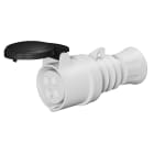 GEWISS - PRESA MOBILE DIRITTA HP - IP44/IP54 - 3P+T 16A 480-500V 50/60HZ - NERO - 7H - CABLAGGIO A VITE