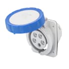 GEWISS - PRESA FISSA DA INCASSO A 10° HP - IP66/IP67 - 3P+N+T 32A 200-250V 50/60HZ - BLU - 9H - CABLAGGIO A VITE