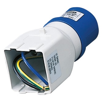 GEWISS - ADATTATORE DA INDUSTRIALE A CIVILE - SPINA 2P+T 16A 230V ac 50/60HZ - PREDISPOSTA PER 2 MODULI SYSTEM