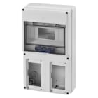 GEWISS - QUADRETTO VUOTO VERTICALE COMBIBLOC 2 PRESE - IP44/55