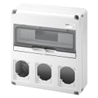 GEWISS - Q-DIN 14 MODULI - 3 FLANGE IEC 309 16/32A IP44/67 - IP65