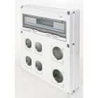 GEWISS - Q-DIN 20 MODULI - 2 FLANGE IEC 309 63A + 4 FLANGE IEC 309 16/32A - IP65