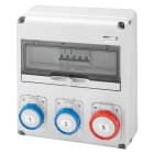 GEWISS - Q-DIN 14 DBO - 3 PRESE IEC 309 - IP65