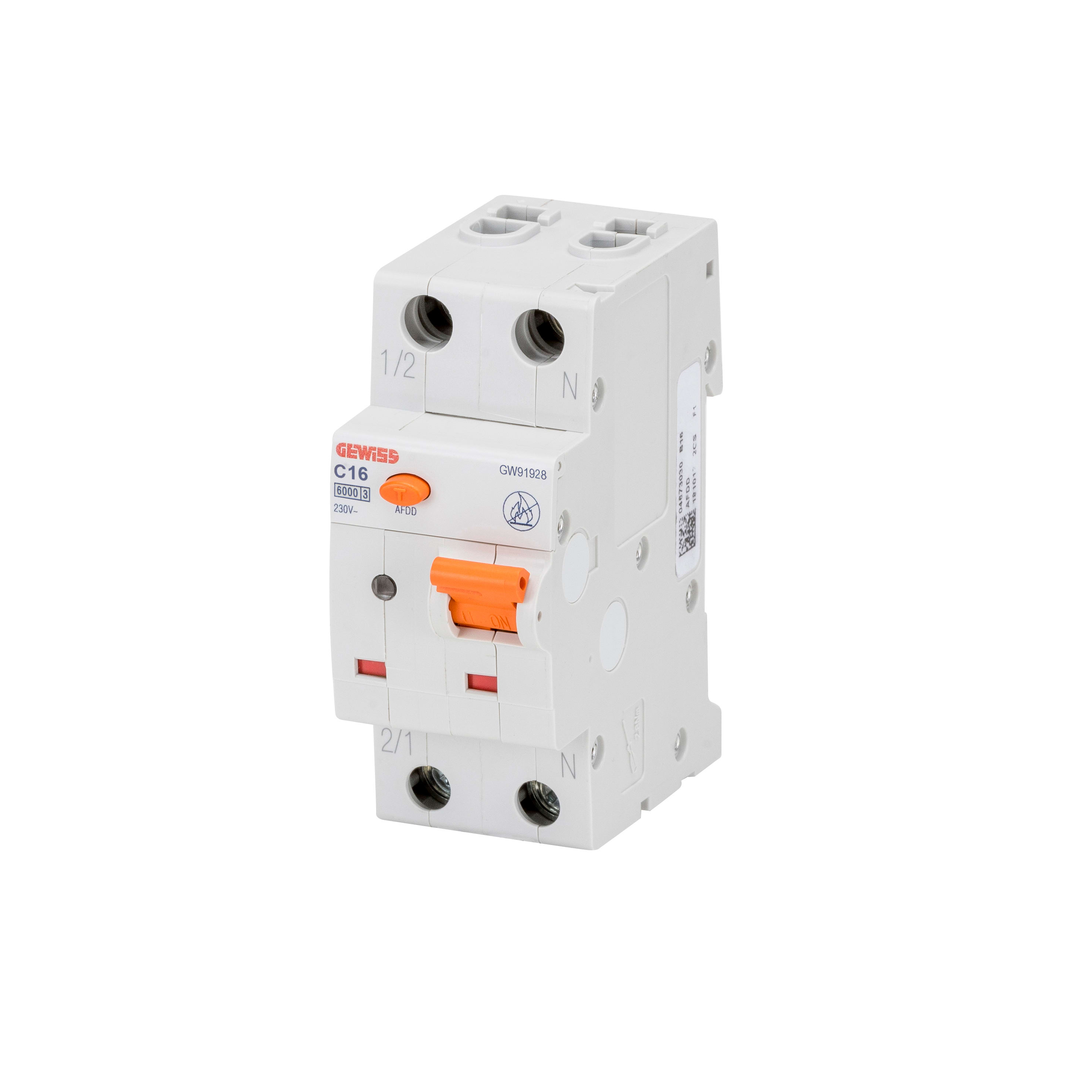GEWISS - AFDD INT.MAGNETOTERMICO 1P+N C16 6KA 2M