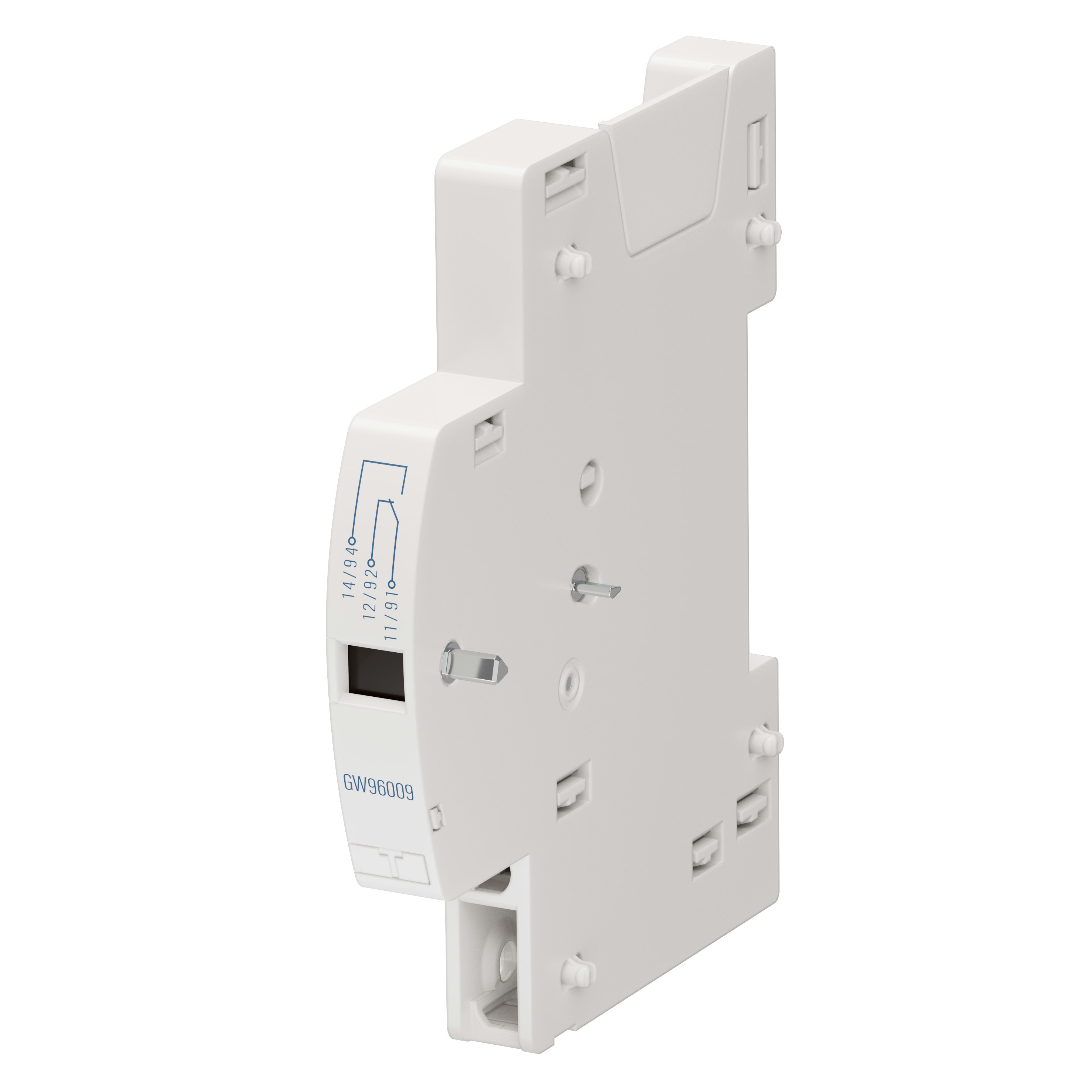GEWISS - CONTATTO AUSILIARIO CONFIGURABILE DI SGANCIATO RELE O DI POSIZIONE APERTO CHIUSO - 0,5 MODULI