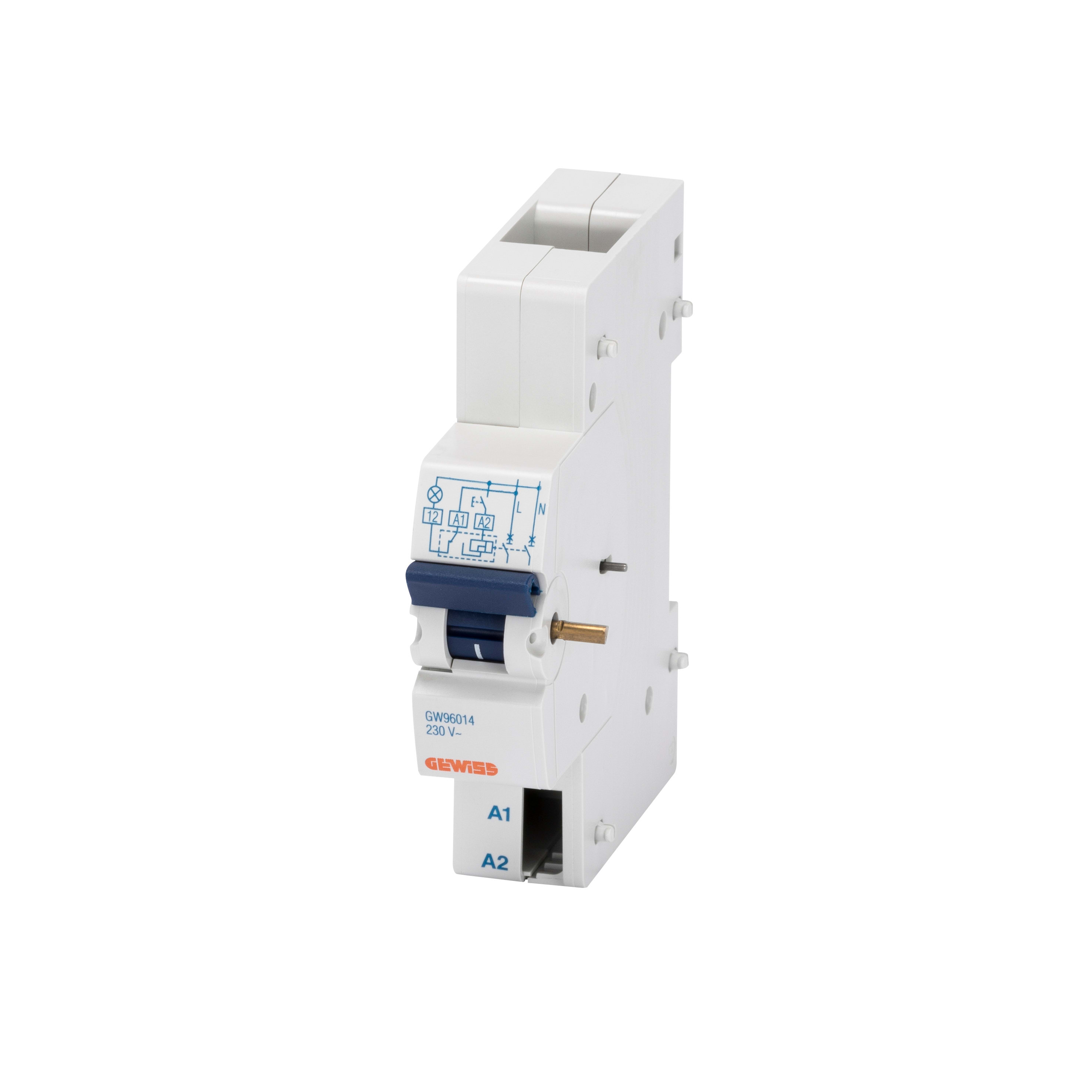 GEWISS - SGANCIATORE A LANCIO DI CORRENTE A RIARMO SIMULTANEO - PER RESTART RM TOP/RESTART CM - 230 V ac - 1 MODULO EN 50022