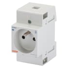 GEWISS - PRESA PER GUIDA DIN - STANDARD FRANCESE -2P+T 16A - 2,5 MODULI