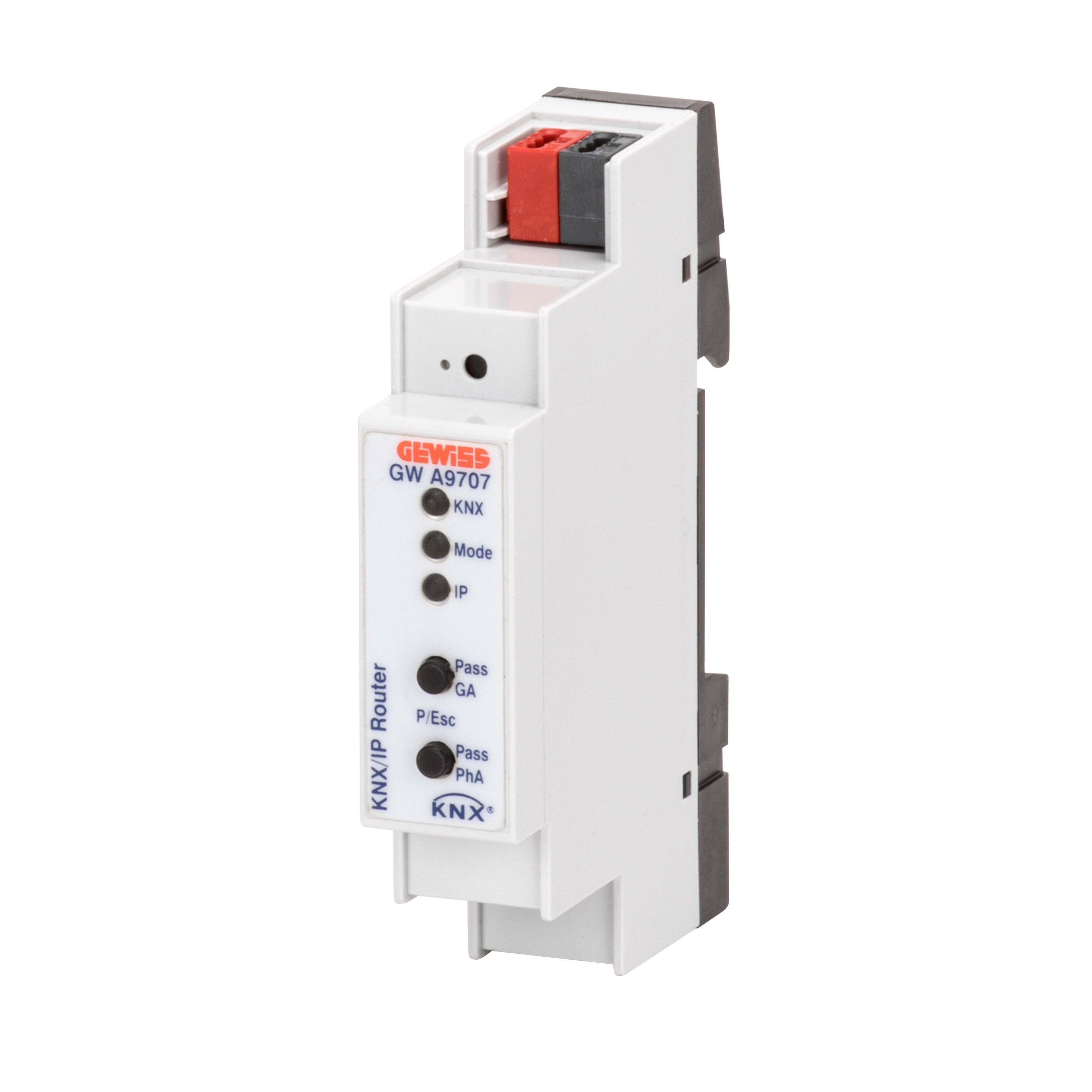 GEWISS - ROUTER KNX/IP - IP20 - 1 MODULO DIN