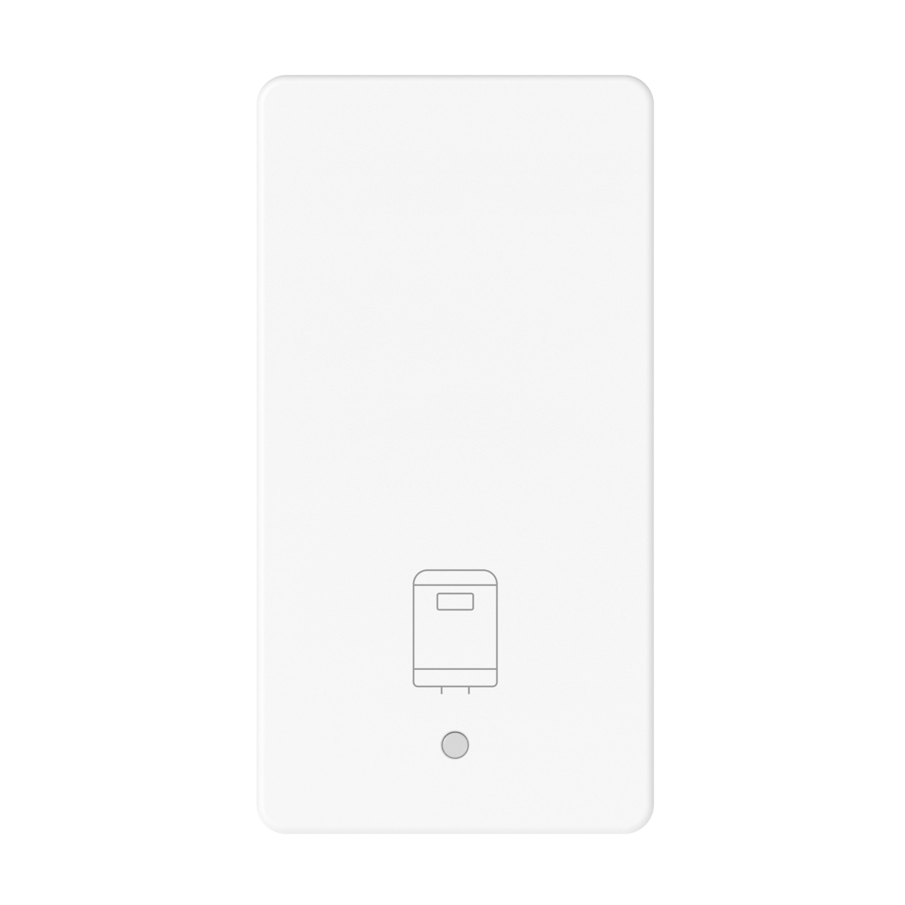 GEWISS - TASTO INTERC. SCALDABAGNO BIANCO - ILLUM