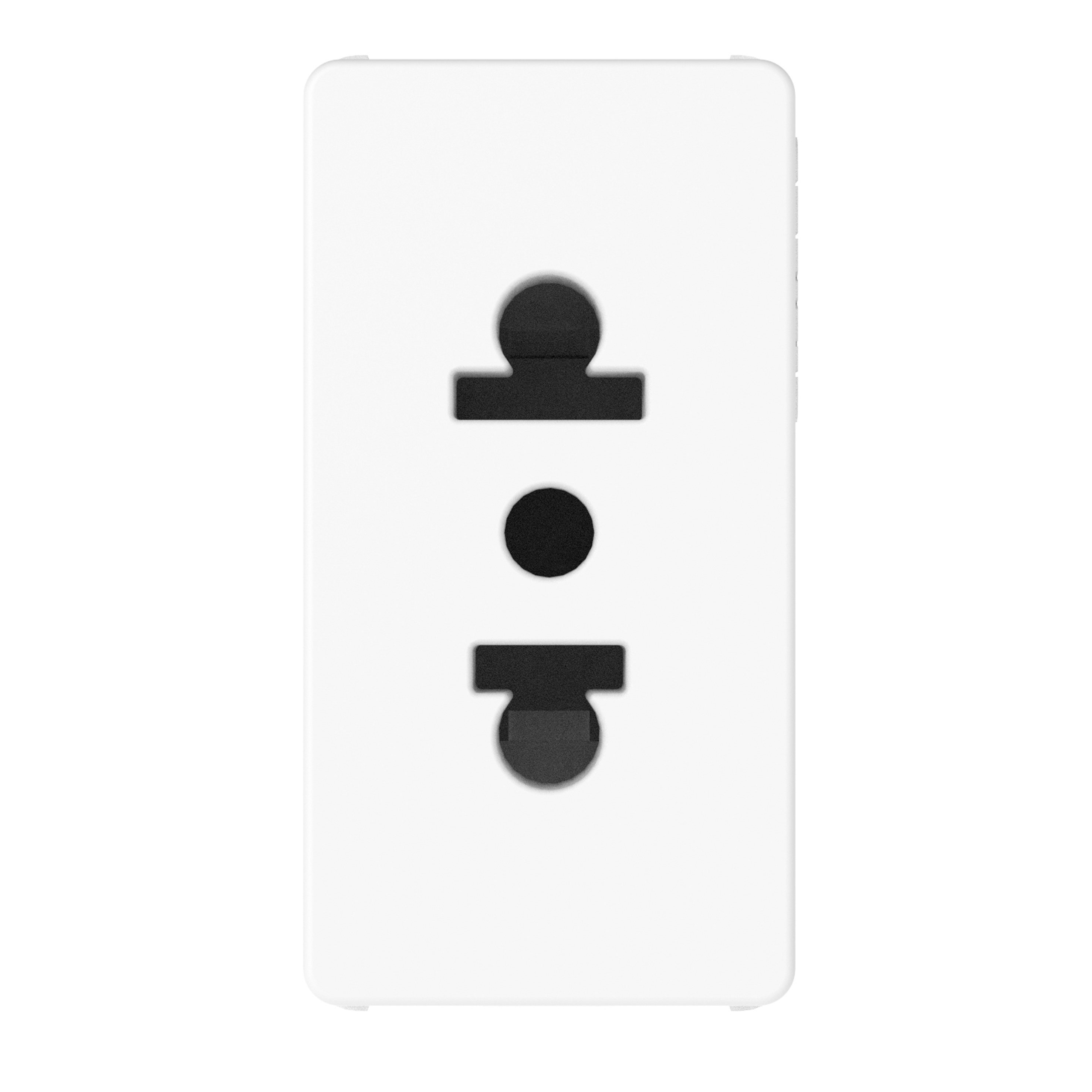 GEWISS - PRESA 2P+T 16A STD EURO/AMERICANO BIANCO