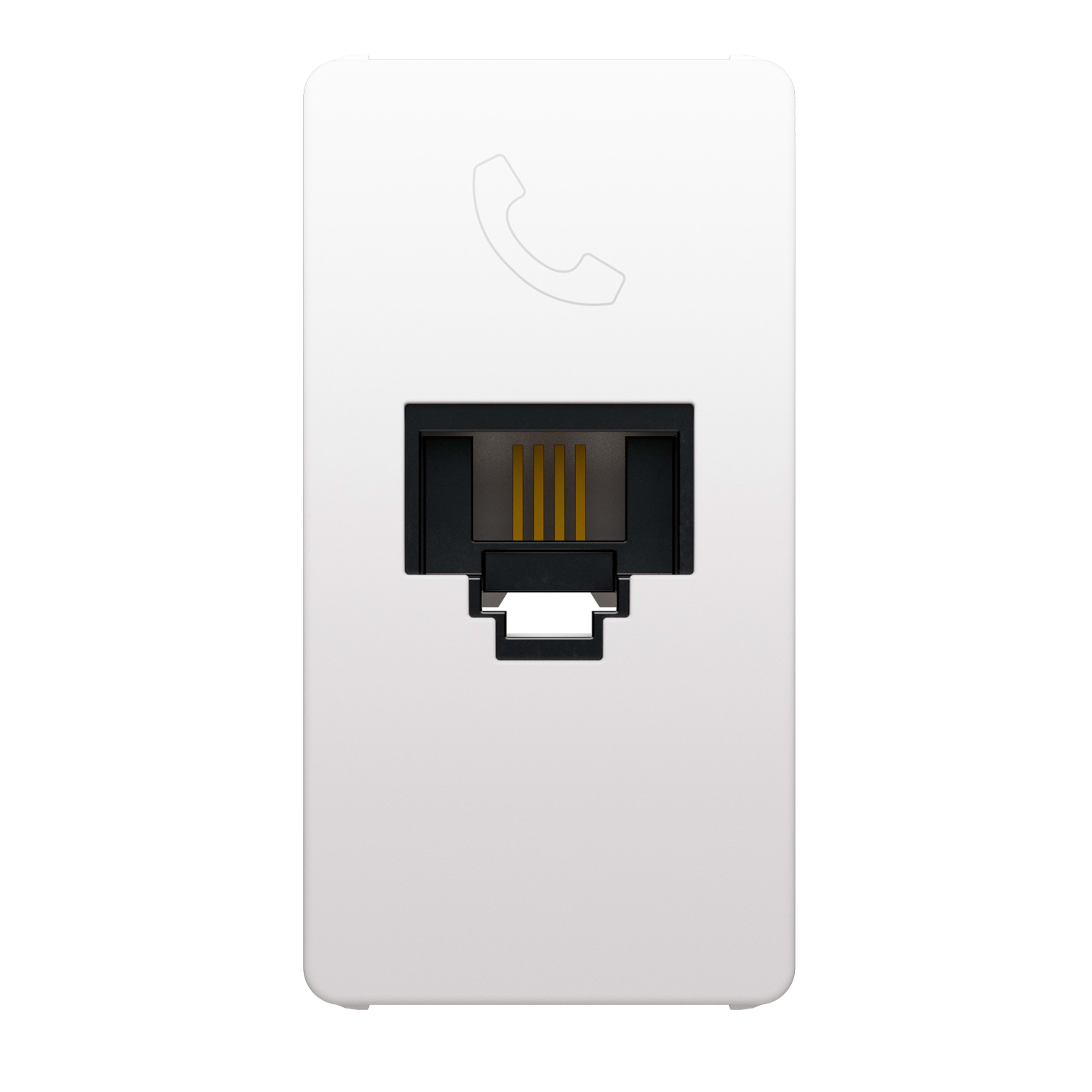 GEWISS - PRESA RJ11 MORSETTO A VITE BIANCO