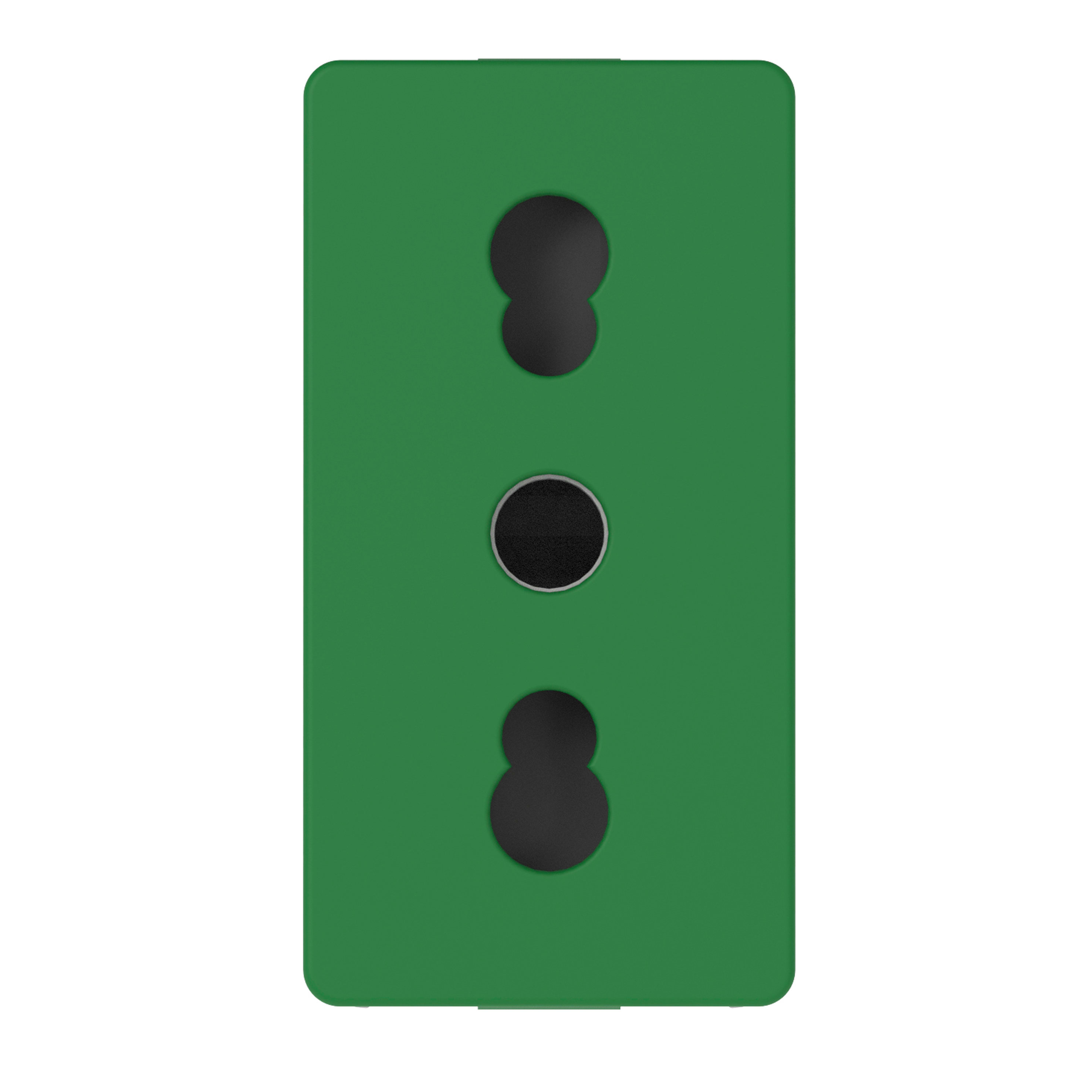GEWISS - PRESA 2P+T 10/16A STD ITALIANO VERDE
