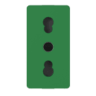 GEWISS - PRESA 2P+T 10/16A STD ITALIANO VERDE