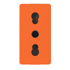 GEWISS - PRESA 2P+T 10/16A STD ITALIANO ARANCIO