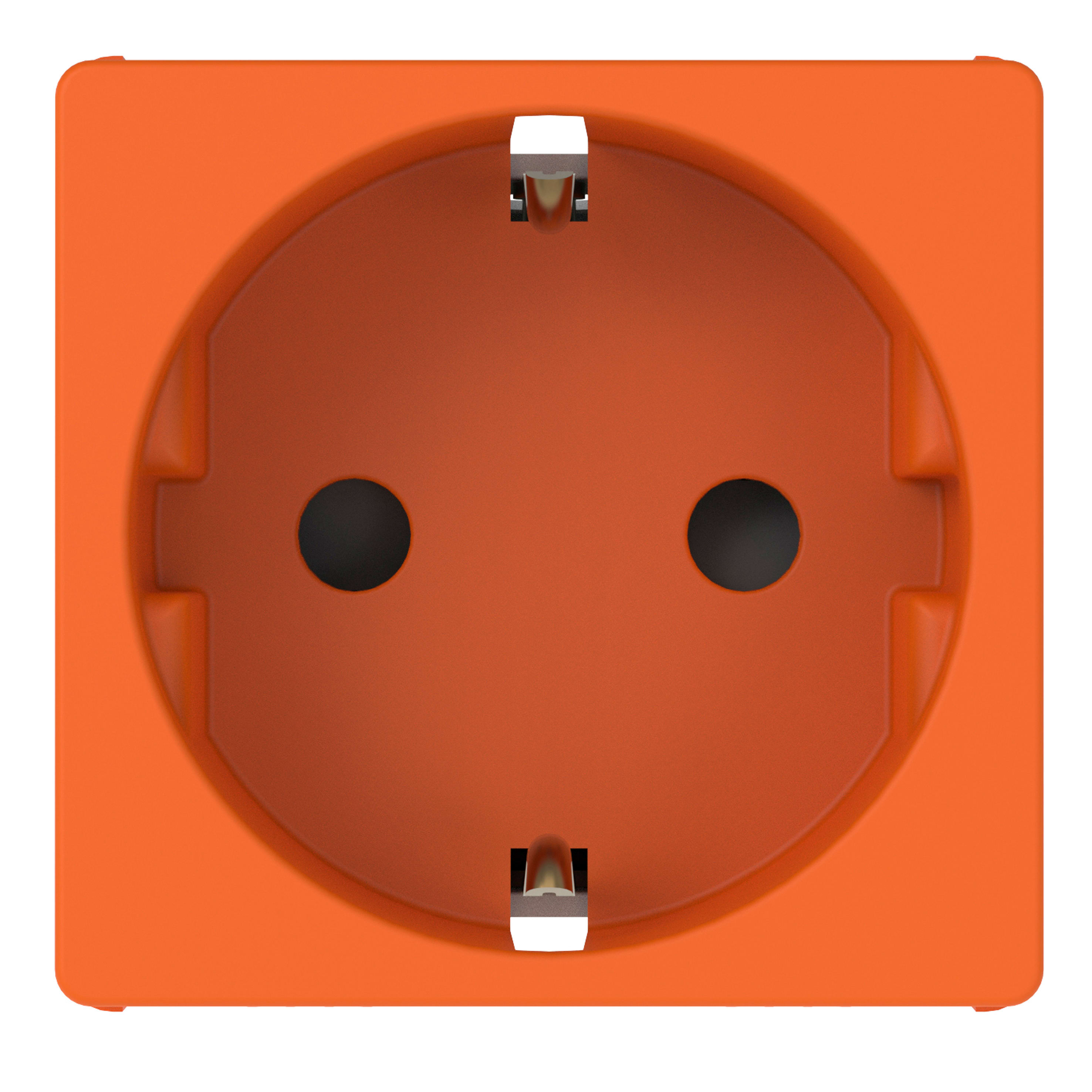 GEWISS - PRESA 2P+T 16A STD TEDESCO 2M ARANCIO