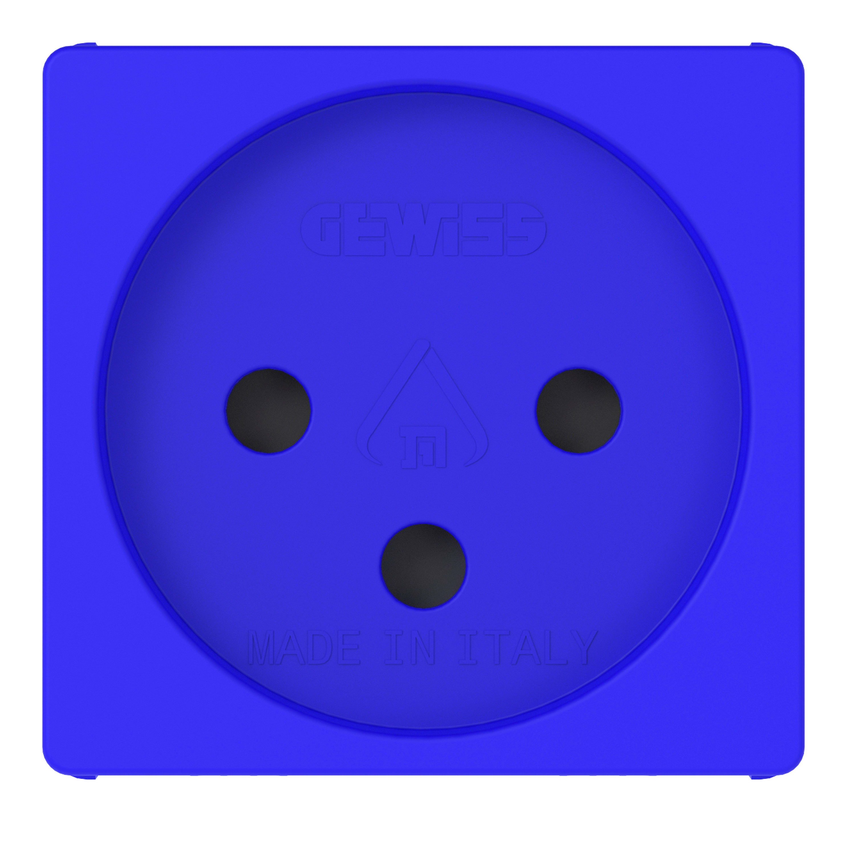GEWISS - PRESA 2P+T 16A STD ISRAELIANO 2M BLU
