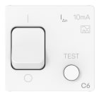 GEWISS - RCBO 1P+N C6 IDN 10MA 230V 3KA 2M BIANCO