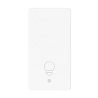 GEWISS - PULS. 1P NA 10A BIANCO - LUCE ILL