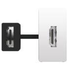 GEWISS - ADATTATORE HDMI CON CAVO BIANCO