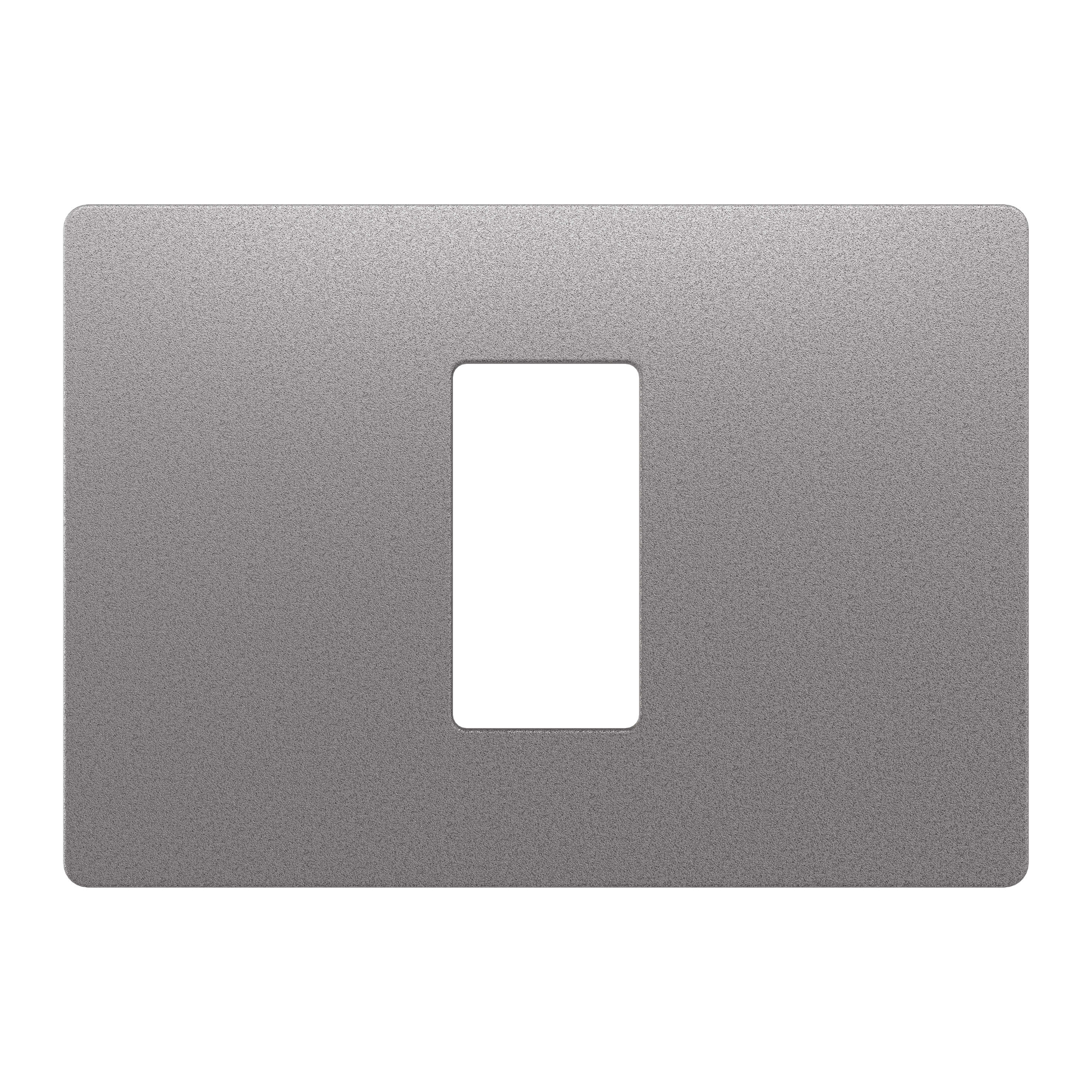 GEWISS - PLACCA 1M GRIGIO FUMO MATERICO