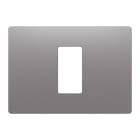 GEWISS - PLACCA 1M GRIGIO FUMO MATERICO