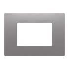 GEWISS - PLACCA 3M GRIGIO FUMO MATERICO