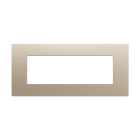 GEWISS - PLACCA 6M CHAMPAGNE SATINATO