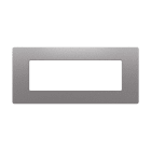 GEWISS - PLACCA 6M GRIGIO FUMO MATERICO