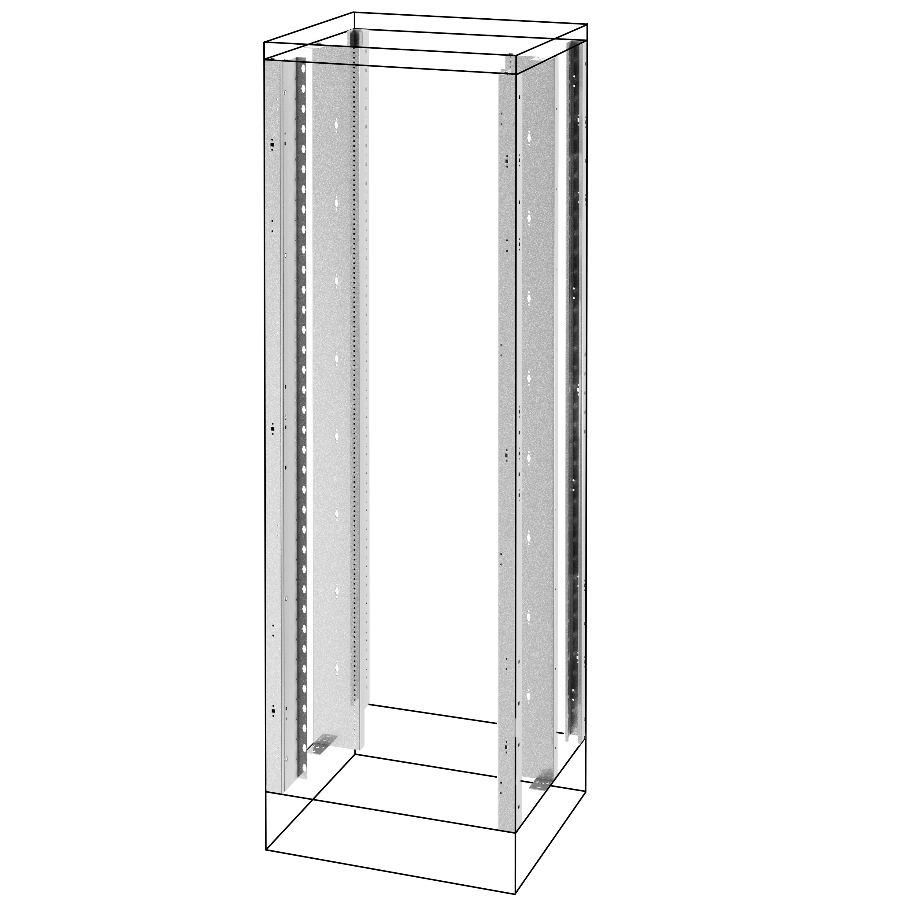 GEWISS - MONTANTI E TELAI FUNZIONALI - ARMADIO DA PAVIMENTO - QDX 1600 H - 1800MM
