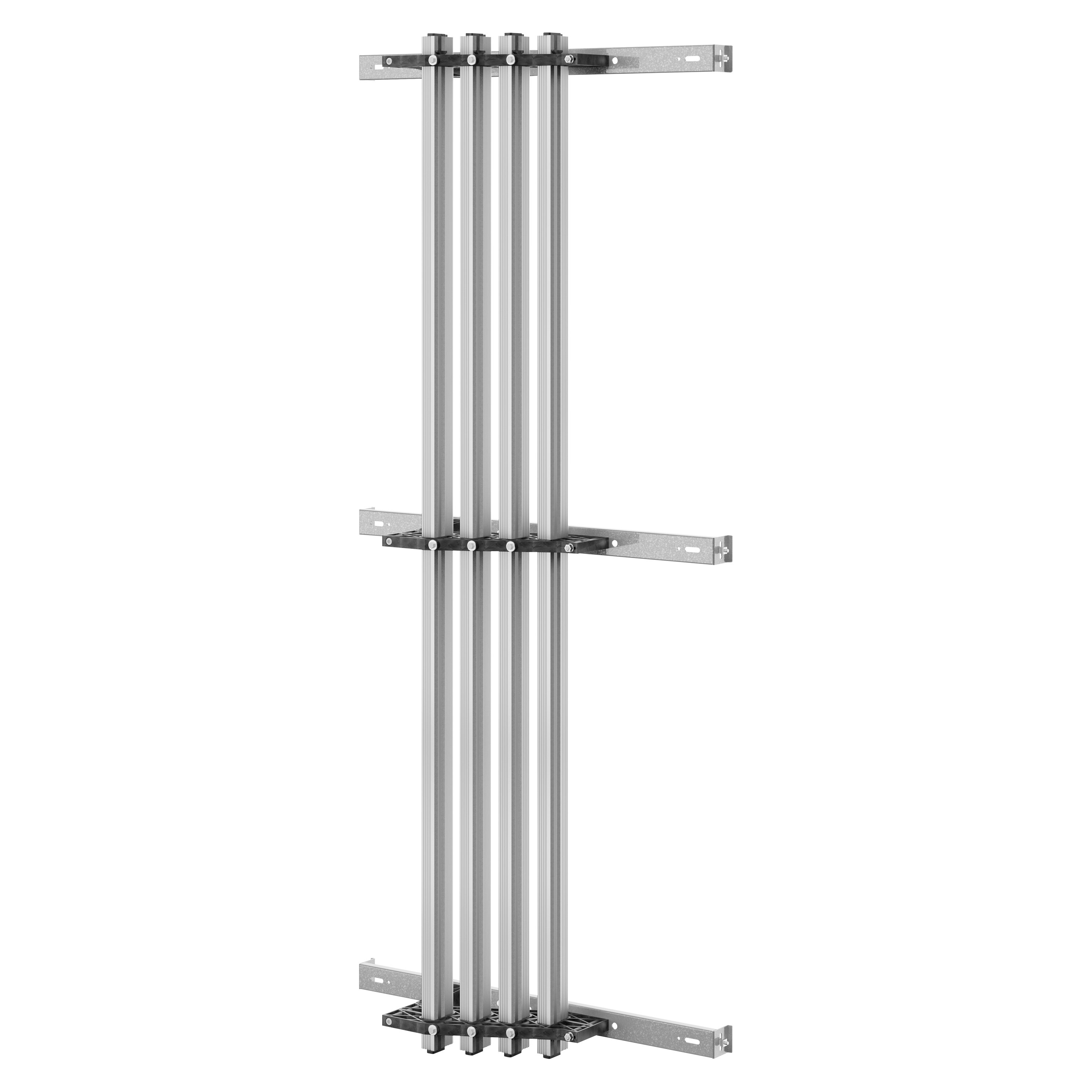 GEWISS - PAIR OF BUSBAR-HOLDER - FOR SHAPED BUSBAR IN ALUMINIUM - 1250-1600A - FOR STRUCTURES D=600-800 - STRUCTURES L=850 - FOR QDX 1600H