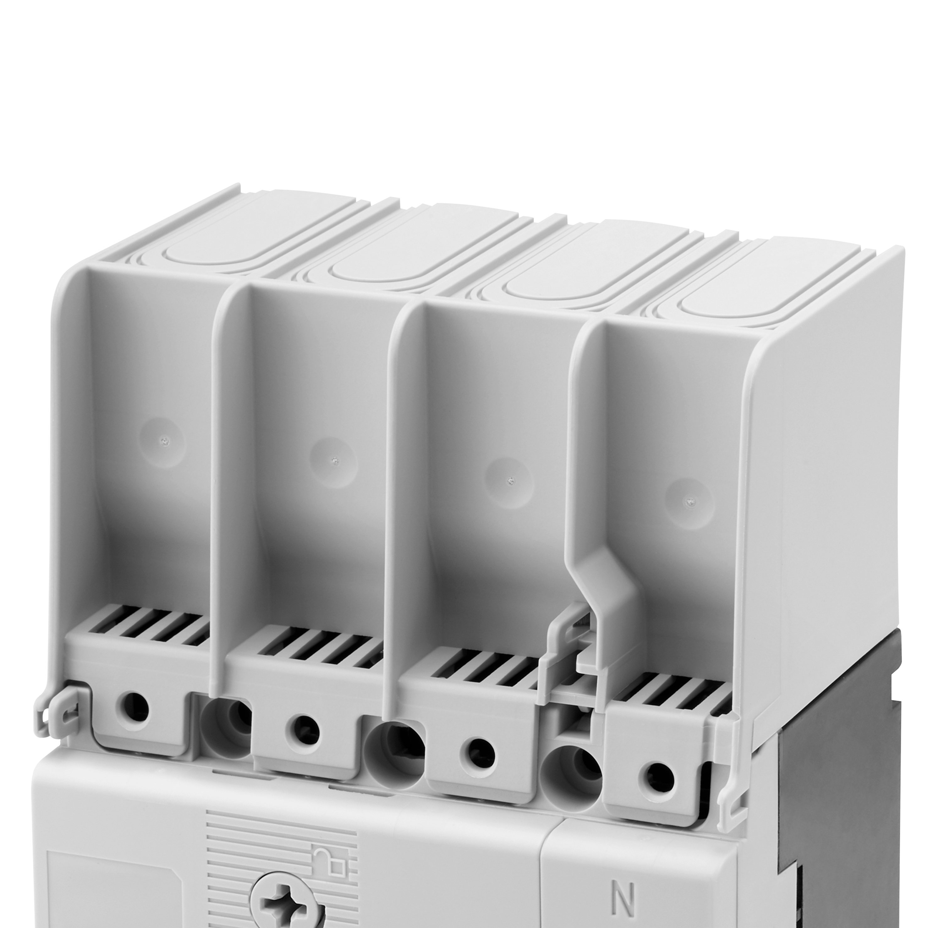 GEWISS - COPRITERMINALI - PER MSX/M160C - PER TERMINALI ANTERIORI FC E ANTERIORI PROLUNGATI FB - PER INTERRUTTORI 3P