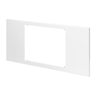 GEWISS - DOMO CENTER - PANNELLO FINESTRATO - METALLO - H.300 - PER VIDEOCITOFONIA CITY VISION - BIANCO RAL 9003