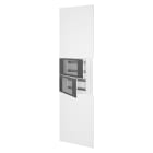 GEWISS - DOMO CENTER - KIT FRONTALE - SENZA PORTA - 2 CENTRALINI 40 MODULI - H.2700 - METALLO - BIANCO RAL 9003