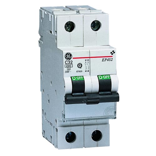 GE INDUSTRIAL - EP452C6-INT.AUT.2P 6A 4.500A/6KA C 2M