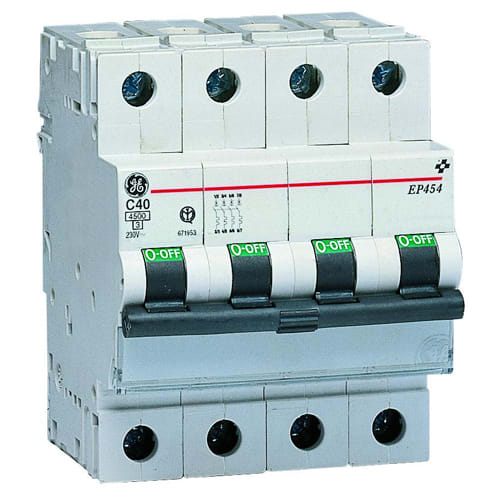 GE INDUSTRIAL - EP454B10-INT.AUT.4P 10A 4.500A/6KA B 4M