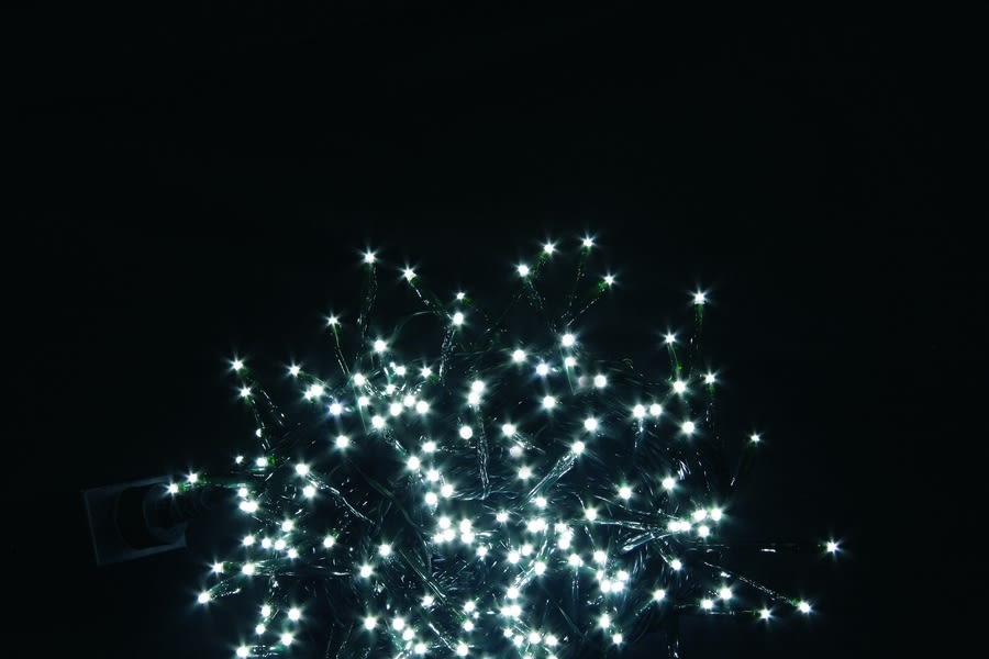 GIOCOPLAST NATALE - 96 LED BIANCHI C/GIOCHI LUCE, CAVO