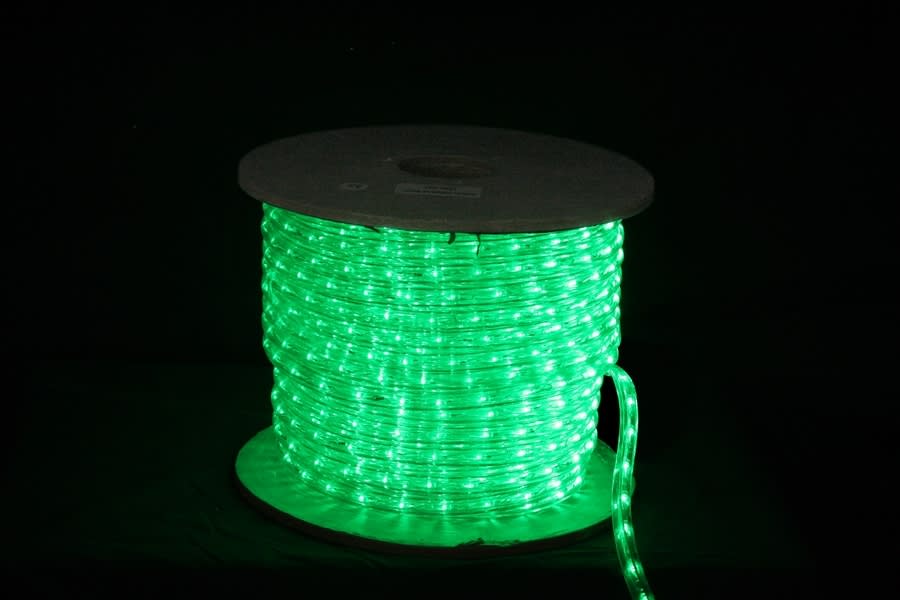 GIOCOPLAST NATALE - TUBO 2 FILI 44MT.LED VERDE, 1584 LED,