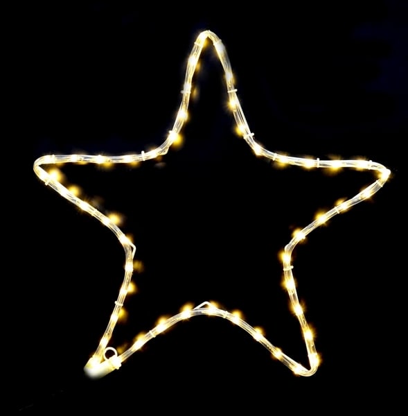 GIOCOPLAST NATALE - STELLA C/ TUBO LED B.CAL., 48 LED 55CM X