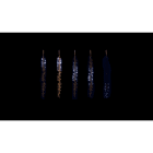 GIOCOPLAST NATALE - 5 STRINGHE EFFETTO NEVIC. MT.2 - 960 LED BIANCHI C/TRASF. IP44, PROLUNG. MAX 7 SET