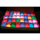 GIOCOPLAST NATALE - MAGIC BALLS 30 SFERE LED D.60 RGB MT.11,60-MOT. GIOCHI L. E TRASF. IP44