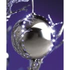 GIOCOPLAST NATALE - SFERA SNOWFALL VIOLA, D.150MM., 4 LINEE, 76 LED BIANCHI, X INT.