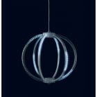 GIOCOPLAST NATALE - SFERA SNOWFALL OPEN, D.480MM., 6 LINEE, 360 LED BIANCHI, X EST.