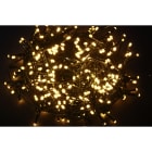 GIOCOPLAST NATALE - 100 LED BIANCO CALDO CAVO SCURO, USO EST/INT, CON GIOCHI LUCE, LUCI MT 4, CAVO ALIM MT 3, CON TRASF. IP44
