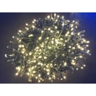 GIOCOPLAST NATALE - 2000 LED BIANCO CALDO CAVO SCURO, USO EST/INT, CON GIOCHI LUCE, LUCI MT 40, CAVO ALIM MT 3, CON TRASF. IP44
