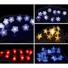 GIOCOPLAST NATALE - 10 LED A BATT.MT.1,80 - 5 SOGG. ASS.: 6 CUORI ROSSI, 6 FIOCCHI NEVE BIANCHI, 6 FIORI BIANCHI, 6 ANGELI BLU, 6 STELLE BIANCO CALDO