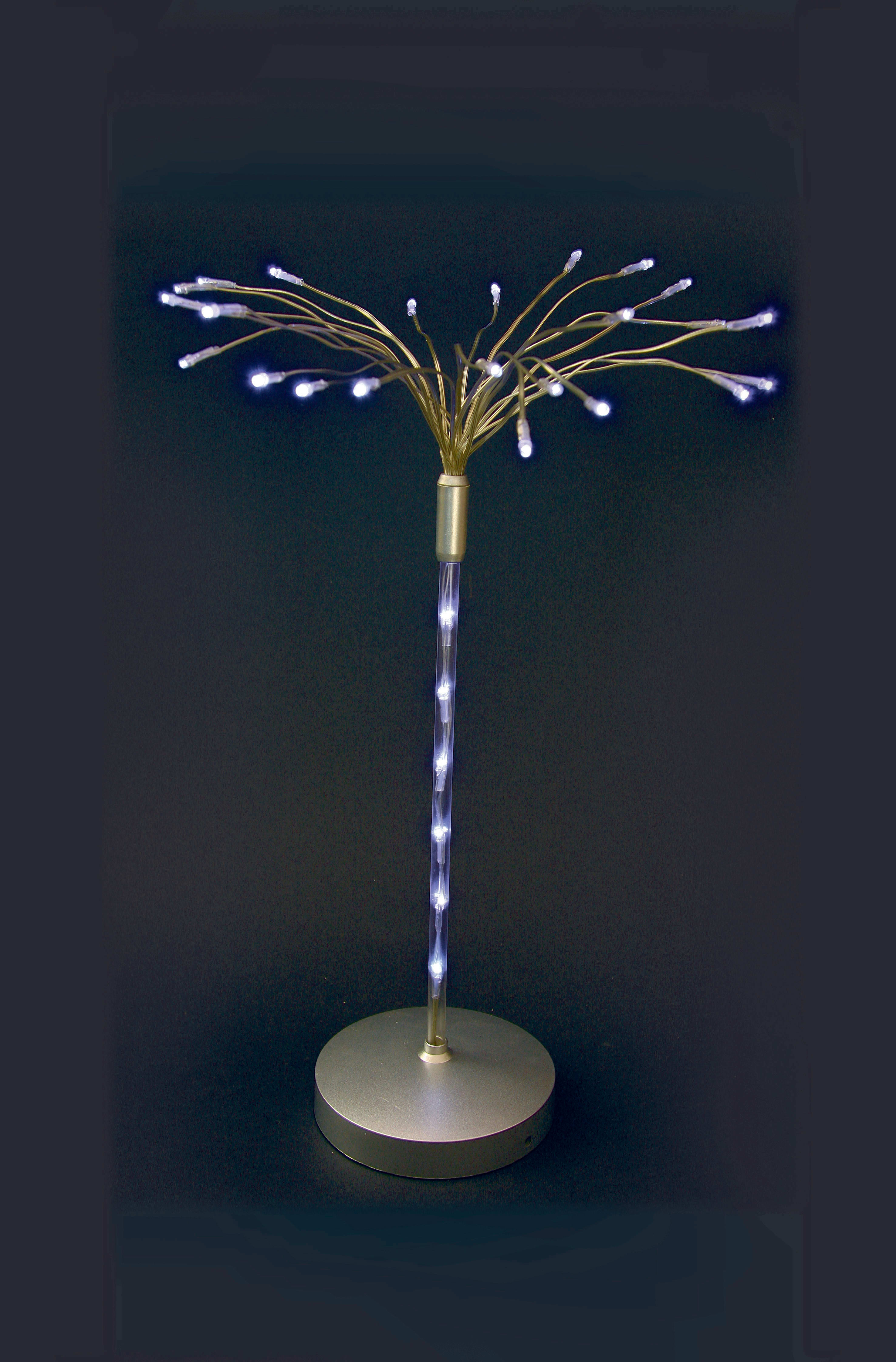 GIOCOPLAST NATALE - RAMO 30 LED BIANCHI A BATT. CM.45, GIOCHI L., EFFETTO FUOCHI D'ARTIFICIO