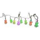 GIOCOPLAST NATALE - 10 PUP. A LED RGB, MT.1,80 A BATT.