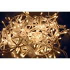 GIOCOPLAST NATALE - 180 LED BIANCO CALDO C/CAVO BIANCO E GIOCHI L., CAVO ALIM. MT.1,5 - CAVO LUCI MT.5